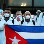 Cuban doctors arrive in Italy, March 2020