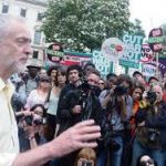 Jeremy Corbyn campaigns for the 8 June 2017 elections. 