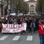 Students protest against selection which creates inequality