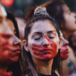 Women Students demonstrate in Chile 