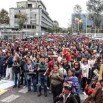 Movements in support of the teachers' strike in Colombia